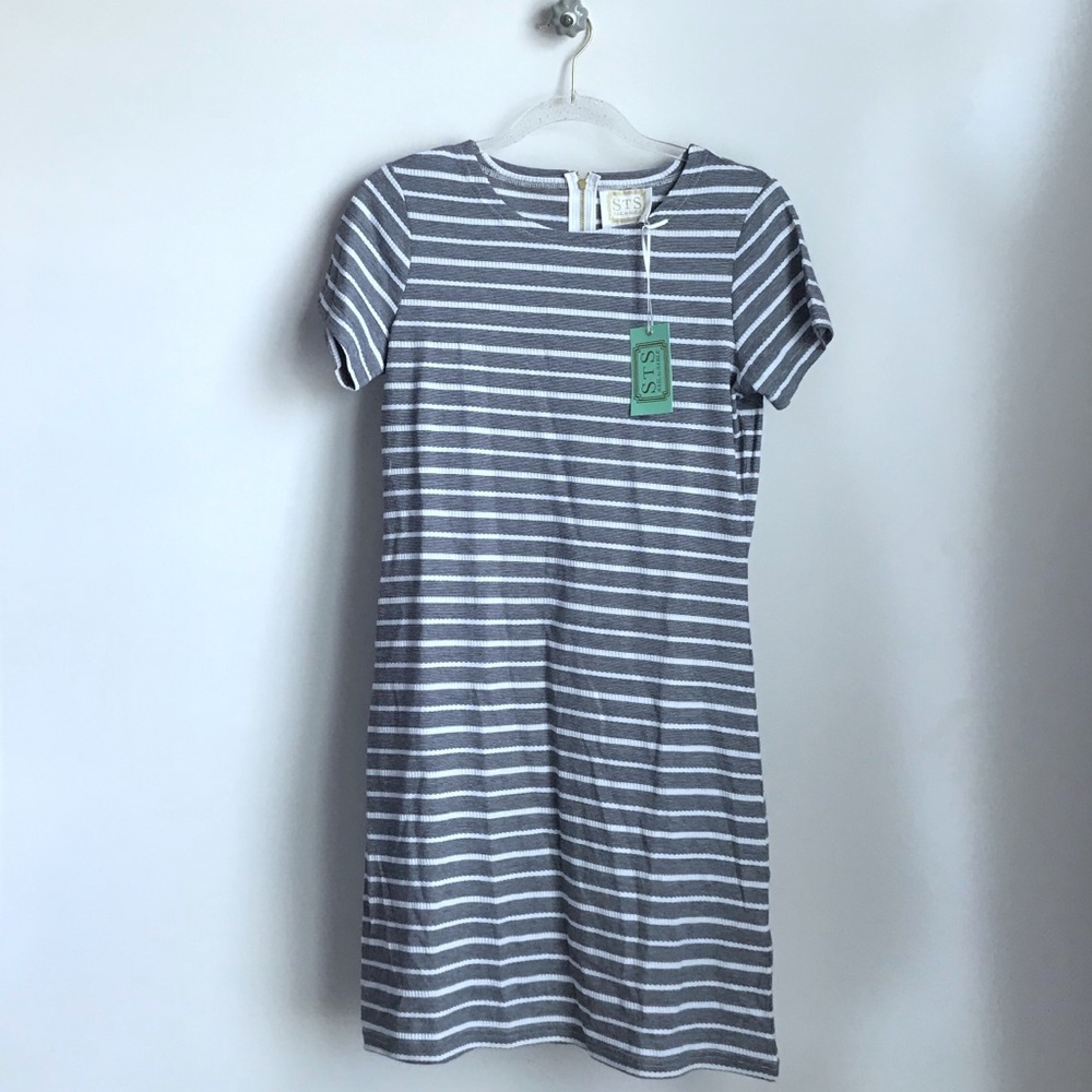Sail to Sable Navy & White Stripe Dress